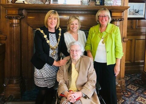 Irene visits Blackpool for her 100th birthday