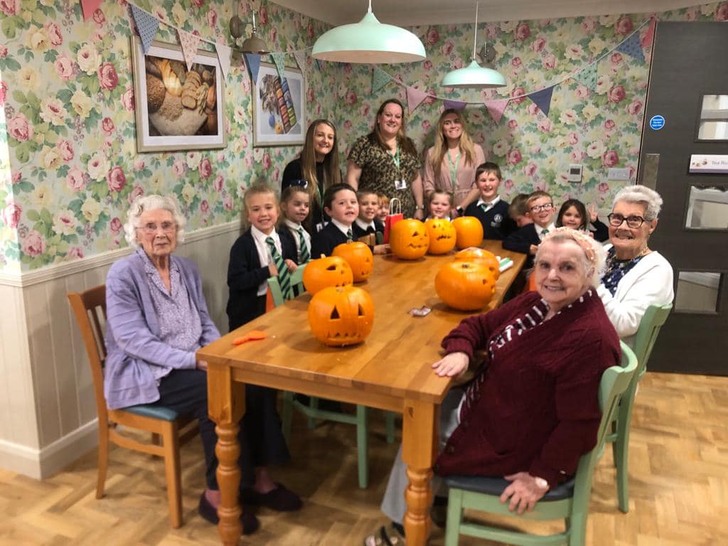 Cannock care home Halloween